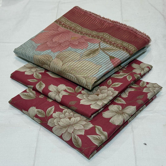 BIN SAEED | 3 PIECE | UNSTITCHED PRINTED LAWN SUIT