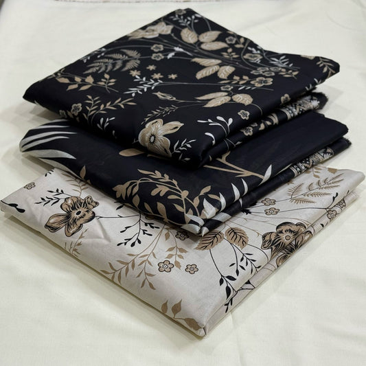 BIN SAEED | 3 PIECE | UNSTITCHED PRINTED LAWN SUIT