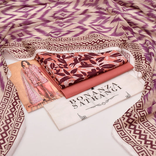 BONANZA SATRANGI |3| PCS LAWN UNSTITCHED