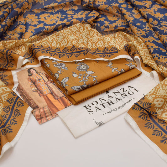 BONANZA SATRANGI |3| PCS LAWN UNSTITCHED