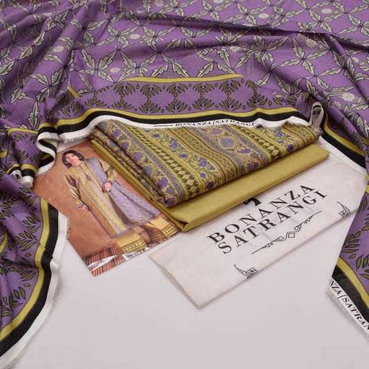 BONANZA SATRANGI |3| PCS LAWN UNSTITCHED