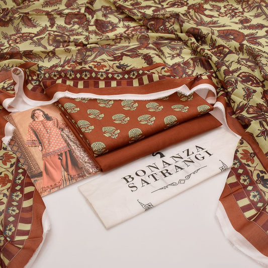 BONANZA SATRANGI |3| PCS LAWN UNSTITCHED