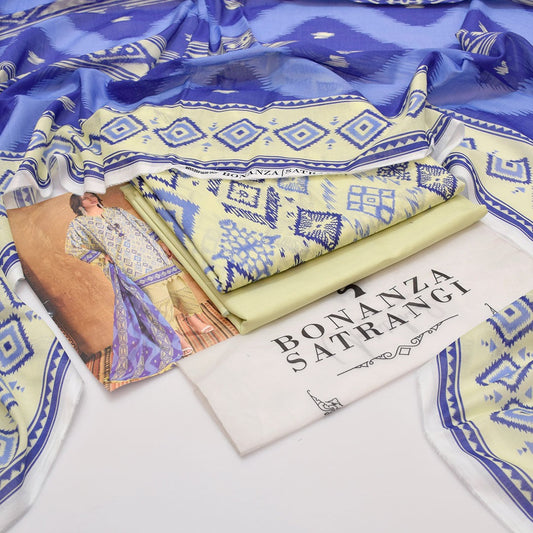 BONANZA SATRANGI |3| PCS LAWN UNSTITCHED