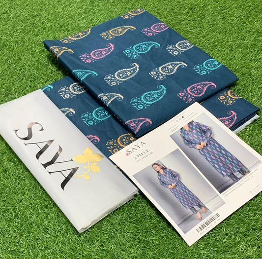 SAYA |2| PCS LAWN UNSTITCHED