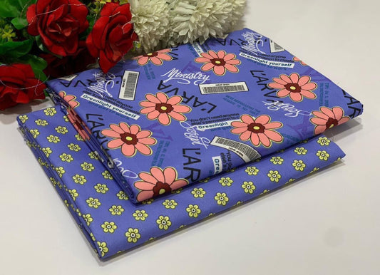 SUMMER COTTON |2| PCS LAWN UNSTITCHED