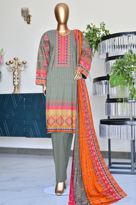 BIN SAEED |3| PCS LAWN UNSTITCHED
