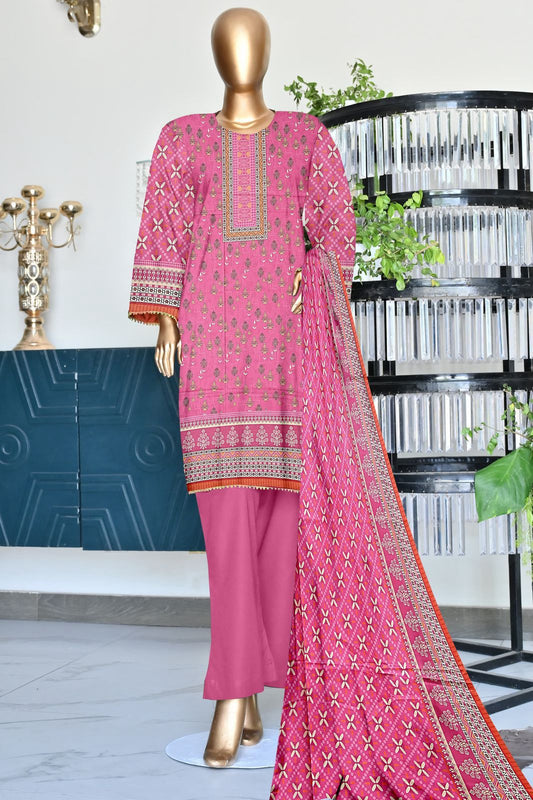 BIN SAEED |3| PCS LAWN UNSTITCHED