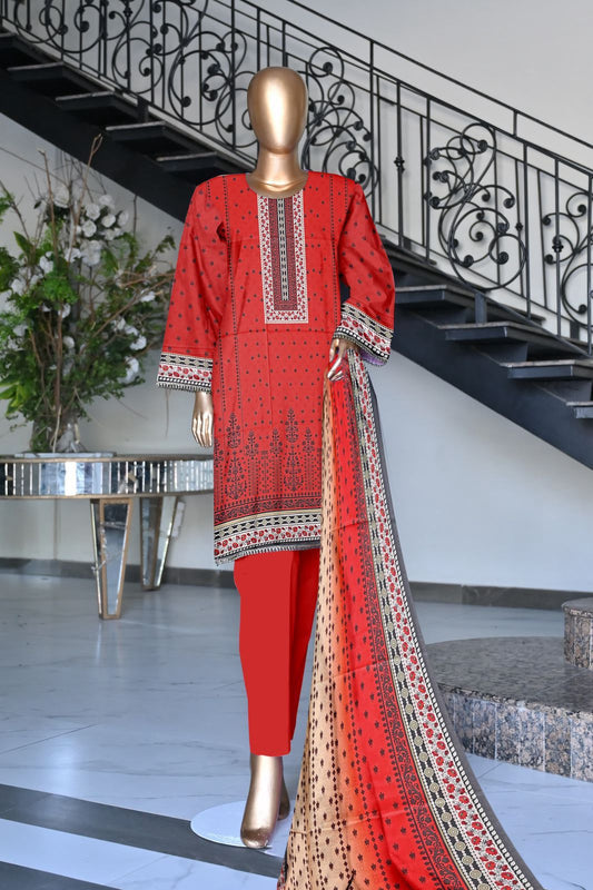 BIN SAEED |3| PCS LAWN UNSTITCHED