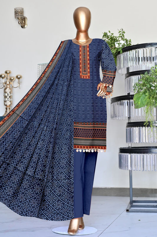 BIN SAEED |3| PCS LAWN UNSTITCHED